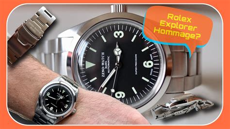 zeno explorer vs rolex explorer|zeno swiss watch reviews.